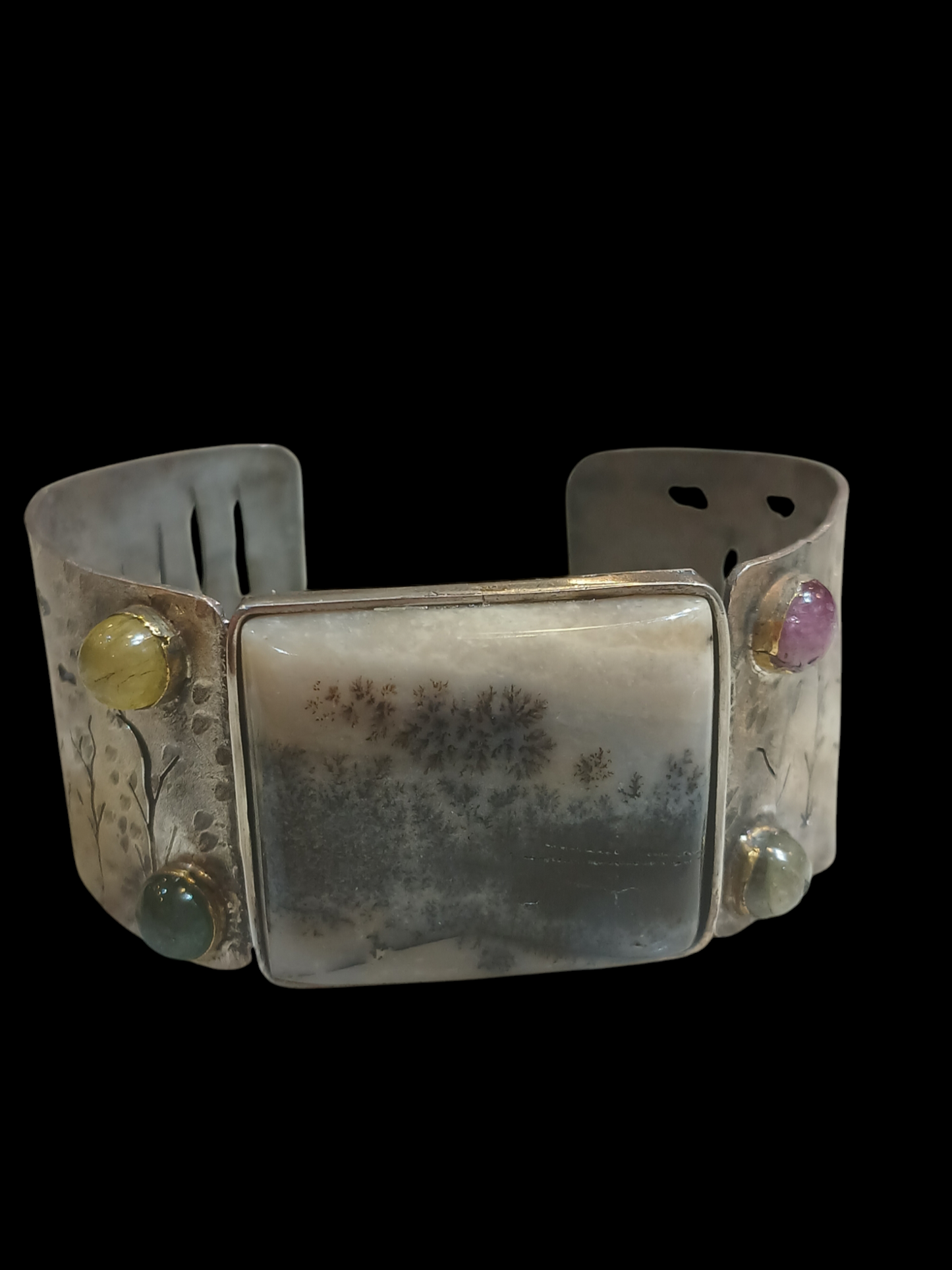 Silver cuff bracelet