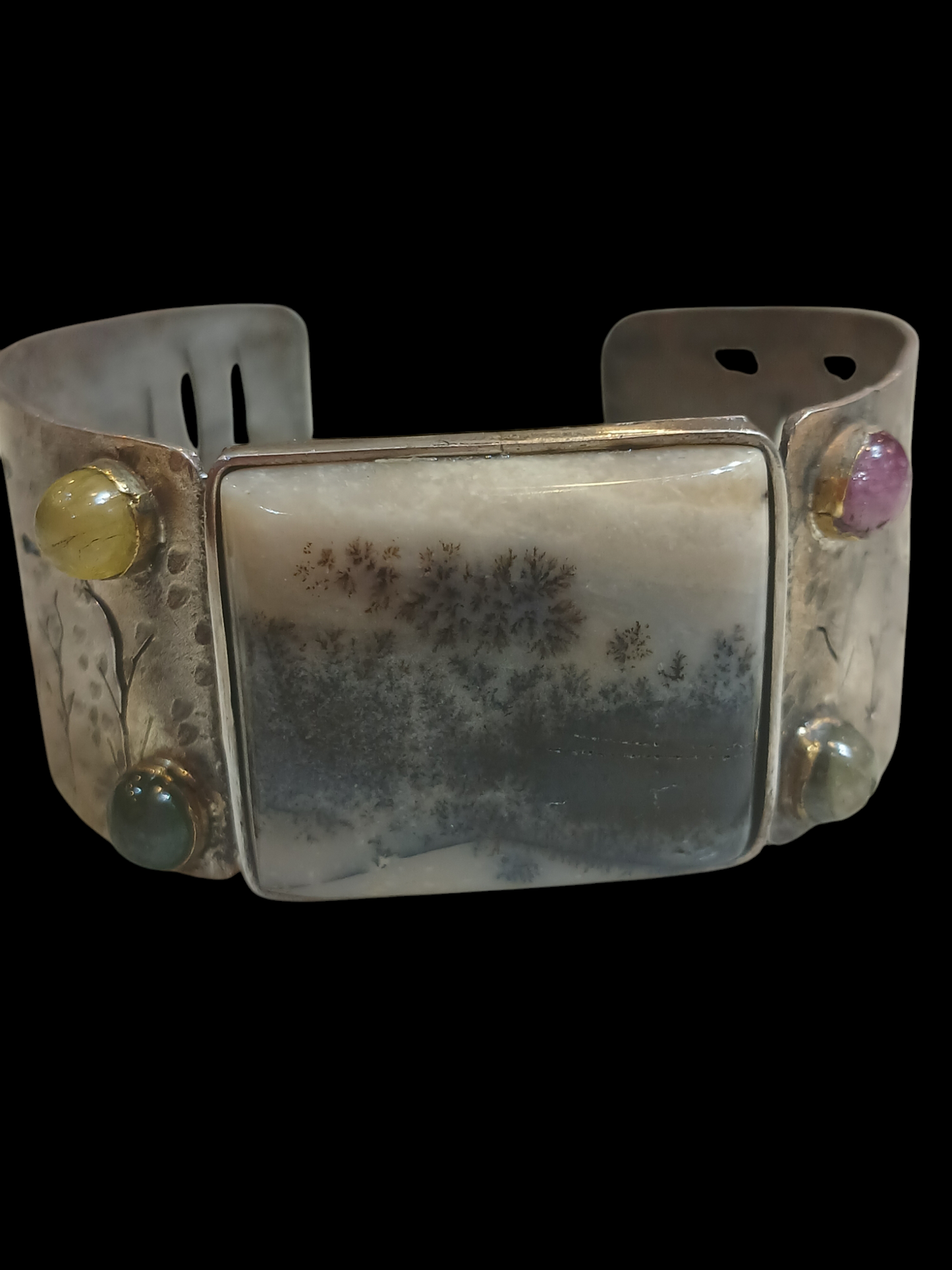 Silver cuff bracelet