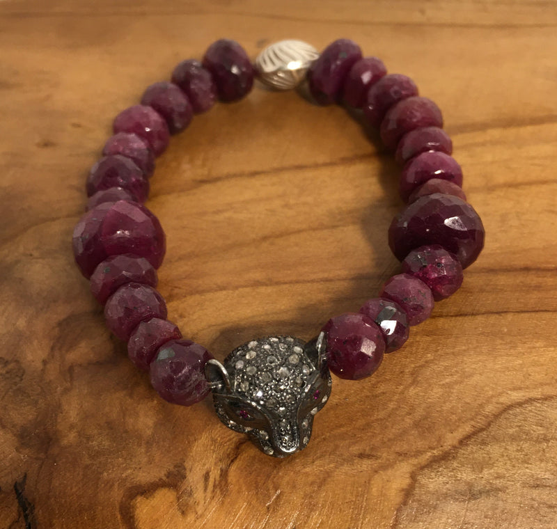 Diamond and Ruby Bracelet